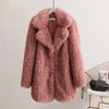 Ladies Long Teddy Coat